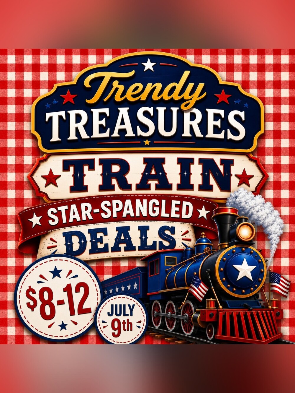 July 9th - Trendy Treasures Train - - Picture 3 of 3